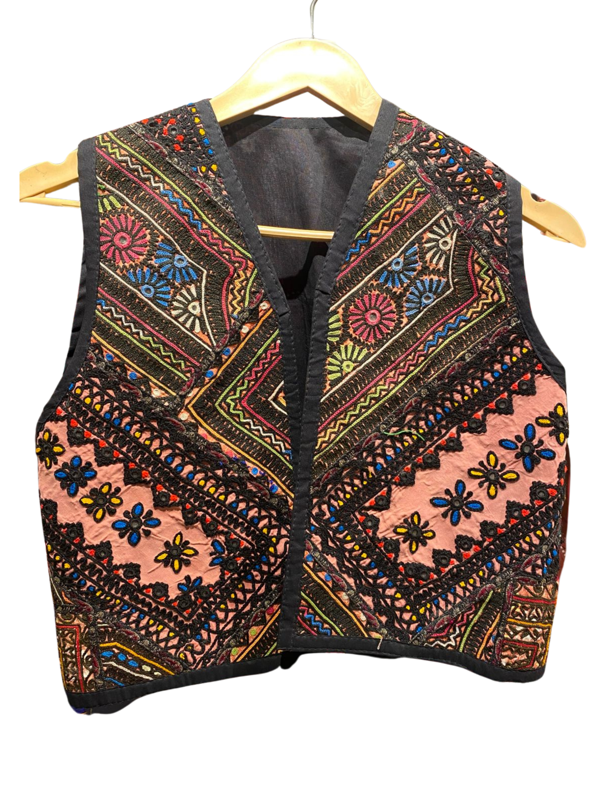 Embroidered Multicolor Waistcoat