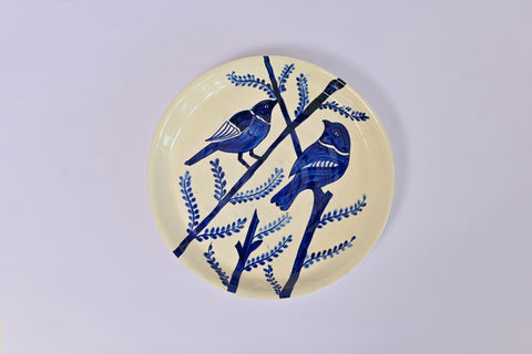 Blue Pottery Ceramic Plate