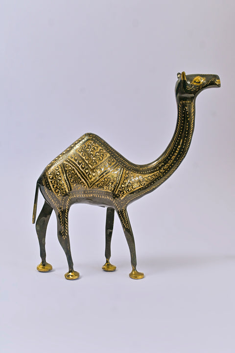 Brass Camel Sculpture