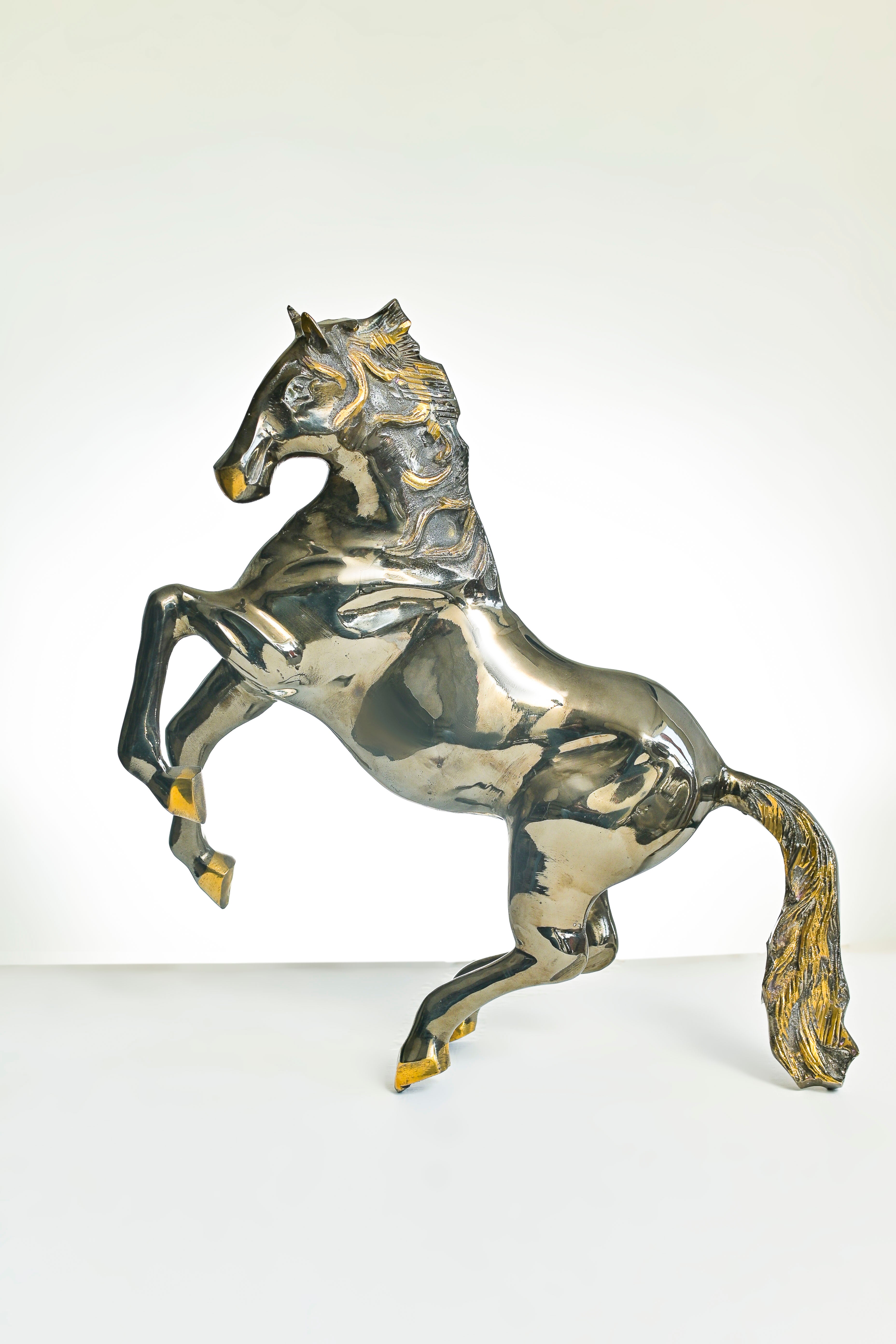 BRASS HORSE DECORATION PIECE