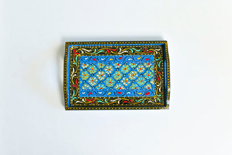 SWATI HANDPAINTED WOODEN TRAY