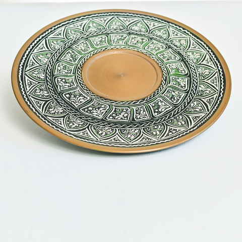 HANDMADE NAQSHI WORK WOODEN PLATE