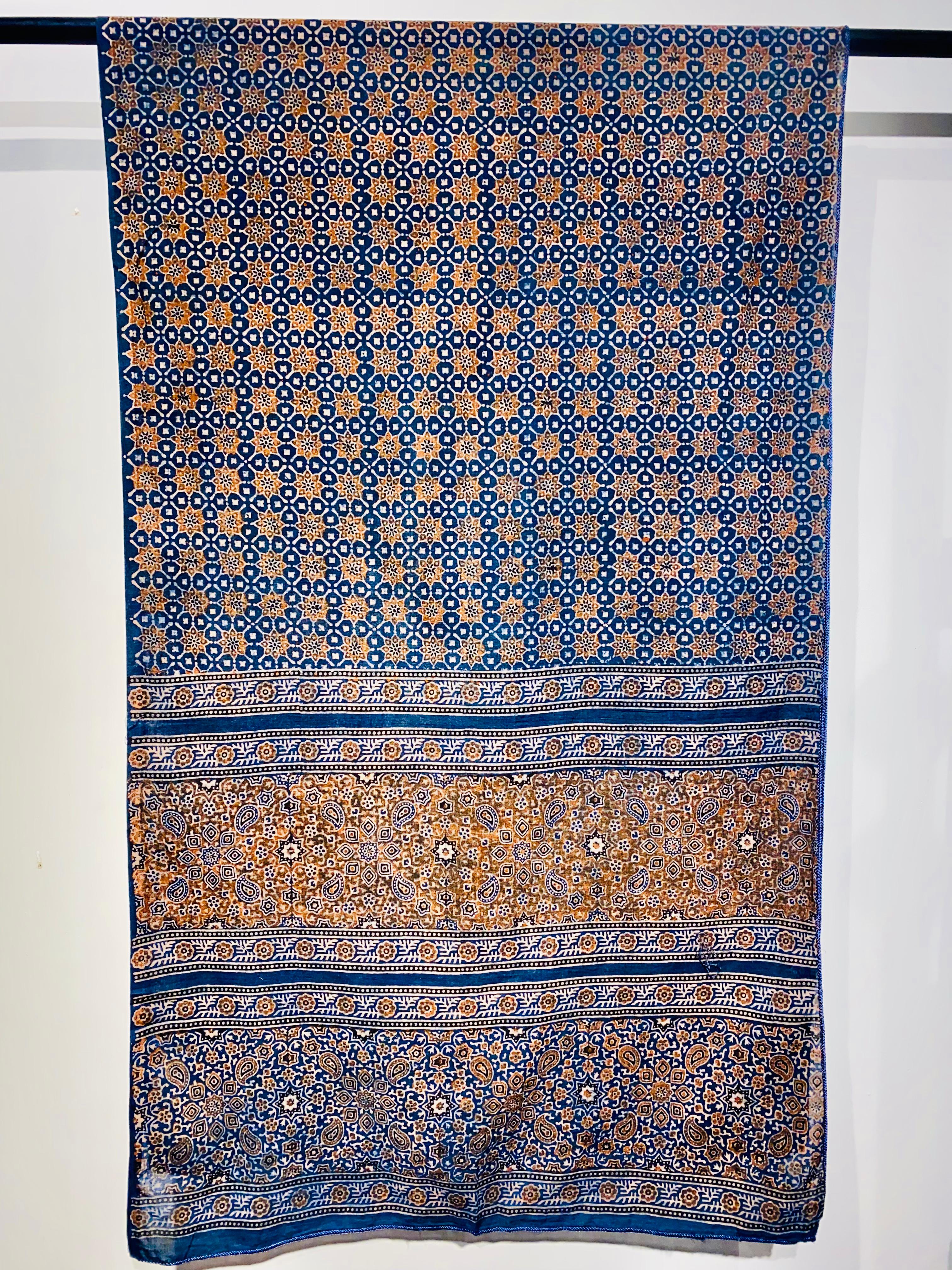 COTTON AJRAK SCARF