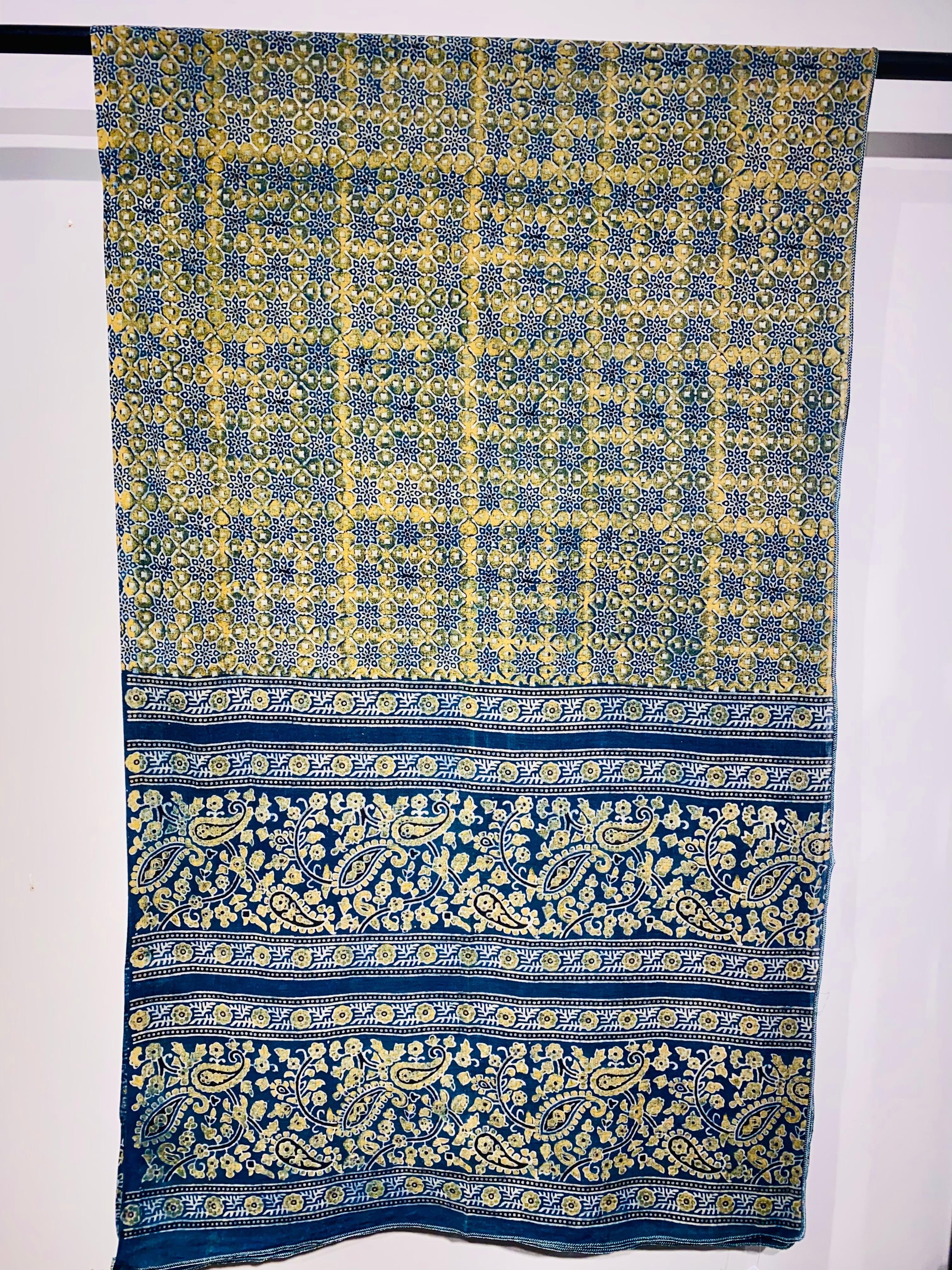 COTTON AJRAK SCARF